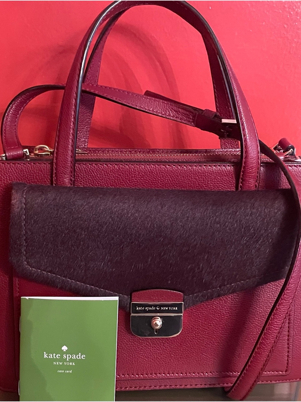 Kate Spade Limited Edition Rarity  Calf Fur Tote